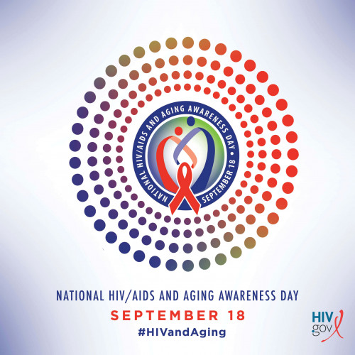 National HIV/AIDS and AGING Awareness Day logo