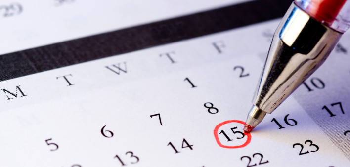 circle date on calendar