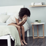 woman in pain