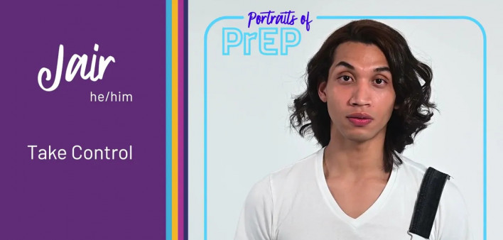 Jair promotes HIV prevention in the PrEP Aware Week 2022 campaign