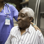 smiling black patient