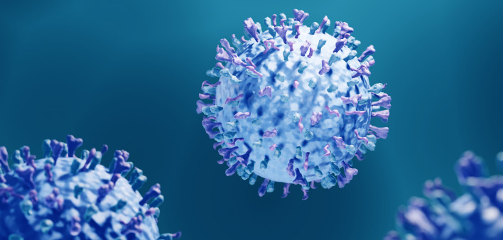 Infectious viruses such as respiratory syncytial virus (RSV) causing respiratory infections