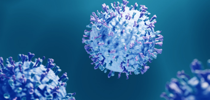 Infectious viruses such as respiratory syncytial virus (RSV) causing respiratory infections