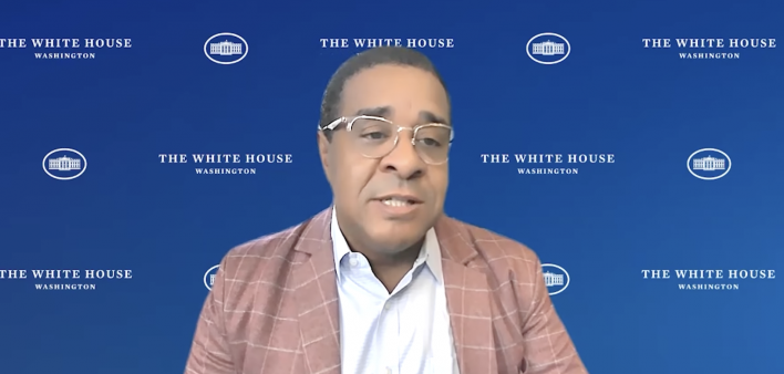 Harold Phillips discusses the National HIV/AIDS Strategy implementation plan, August 2022.