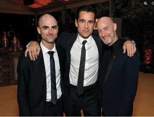 Colin Farrell (center), Quinn Tivey (left) and Tim Mendelson (right).