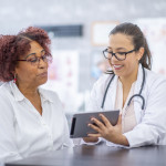 Visit to the doctor patient