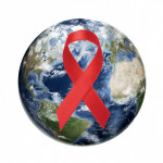 red ribbon globe
