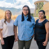 From left: Huntsman patient navigators Karlie Allen, Nathan Begaye and  Liliana Mulato