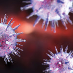 Epstein-Barr virus illustration