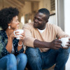 Cropped shot of a happy young couple spending time together outside