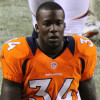 Ronnie Hillman with the Denver Broncos in 2012
