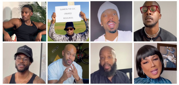 Clockwise from top right: Reggie Rich, Dustin Ross, Kenni Javon, Maria Van Cartier, Henry Philyaw, Antonio “Forever Mistah,” Obio Jones and  Kvng David
