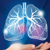 illutration of lungs on womans body