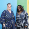 Tami Haught (left) and Kamaria Laffrey