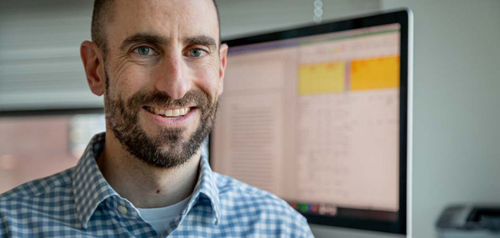 Joshua Hill, MD, with Fred Hutch