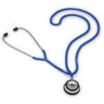 stethoscope question mark illustration