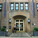 Entrance to Columbia University’s Vagelos College of Physicians and Surgeons