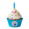 cupcake with Pepfar logo