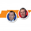 Democratic  Rep. John Ray Clemmons, Republican  Gov. Bill Lee
