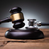 gavel and stethoscope