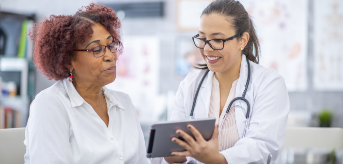 Visit to the doctor patient