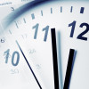 Clock face and calendar composite