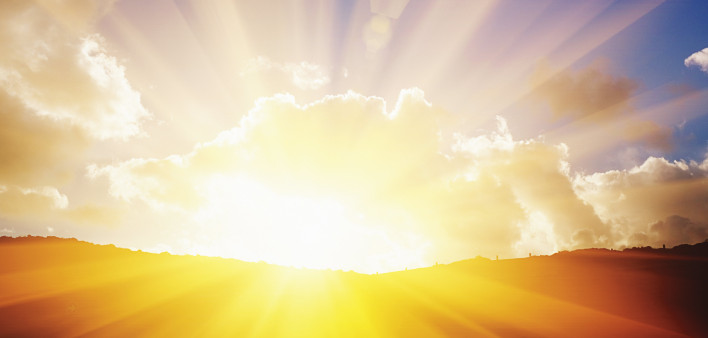 bright sunrise