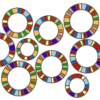 HPV genome (red) inserted into host DNA