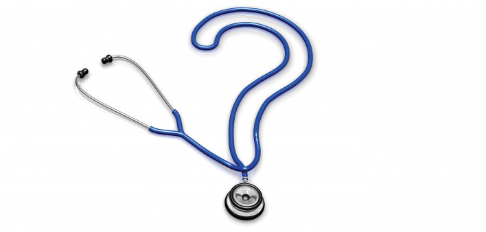 stethoscope question mark illustration