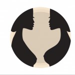 Illustration of a silhouette body showing breasts before and after breast augmentation