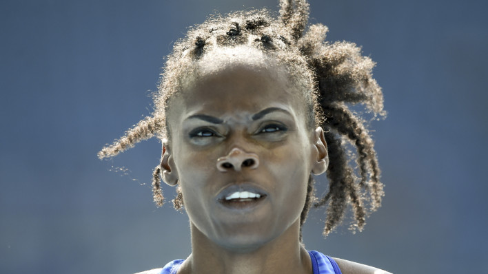 LOWE Chaunte (USA) during women's high jump in the Rio 2016 Olympics Games