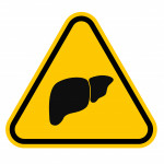 caution sign liver