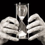 Adult, Aging Process hourglasss time slipping