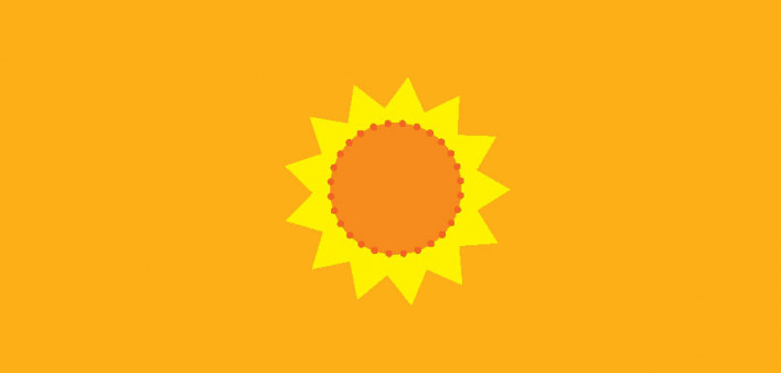 sun icon graphic
