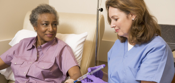 Nurse Giving Patient Injection