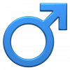 male and female gender symbols