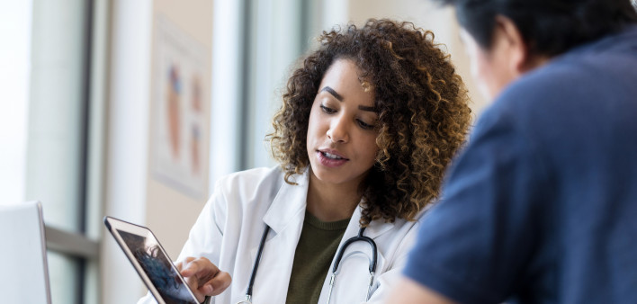 Latino Doctor Patient