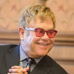 World-famous musician, composer and singer Elton John well-known in world for his charitable activity in fight against AIDS against his meeting with President of Ukraine