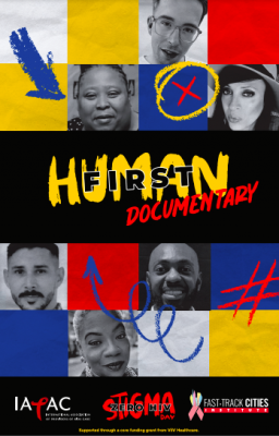 A poster for the short documentary “Human First”