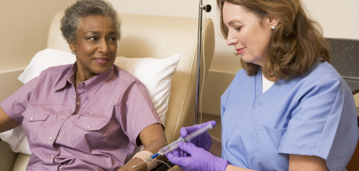 Nurse Giving Patient Injection