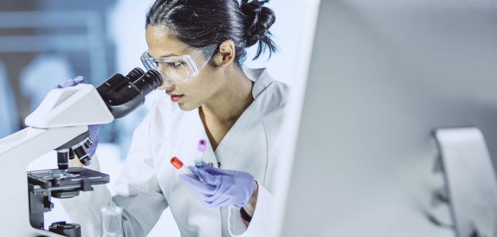Scientist Working in The Laboratory