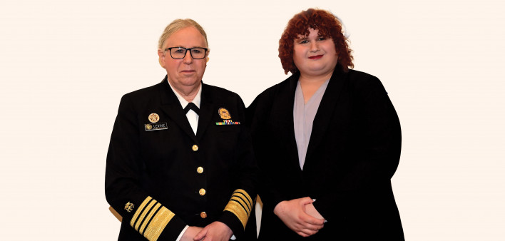 Rachel Levine and SAGEServes executive director Darcy Connors