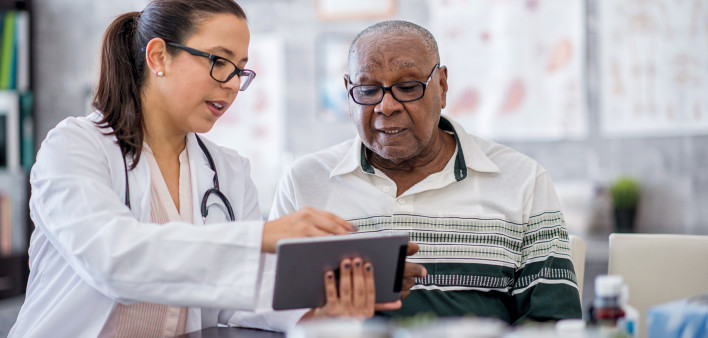 doctor patient review ipad