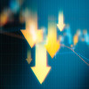 illustration down arrows
