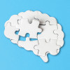 brain puzzle pieces illutration