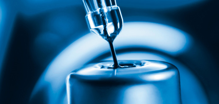 needle in syringe