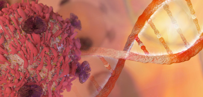 DNA strand and Cancer Cell Oncology