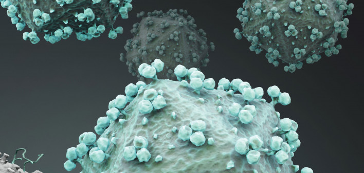 HIV virus stock photo AIDS, HIV,