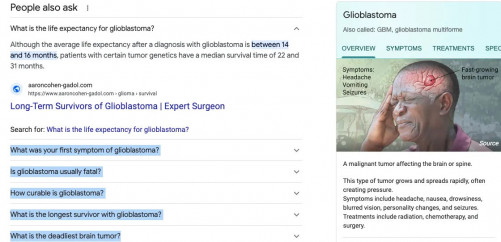 glioblastoma brain cancer app roon