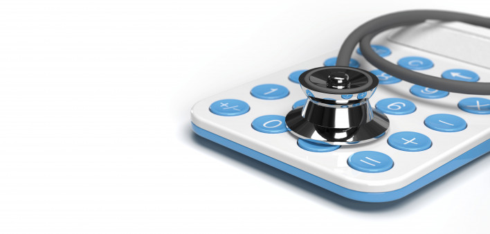 Calculator and Stethoscope
